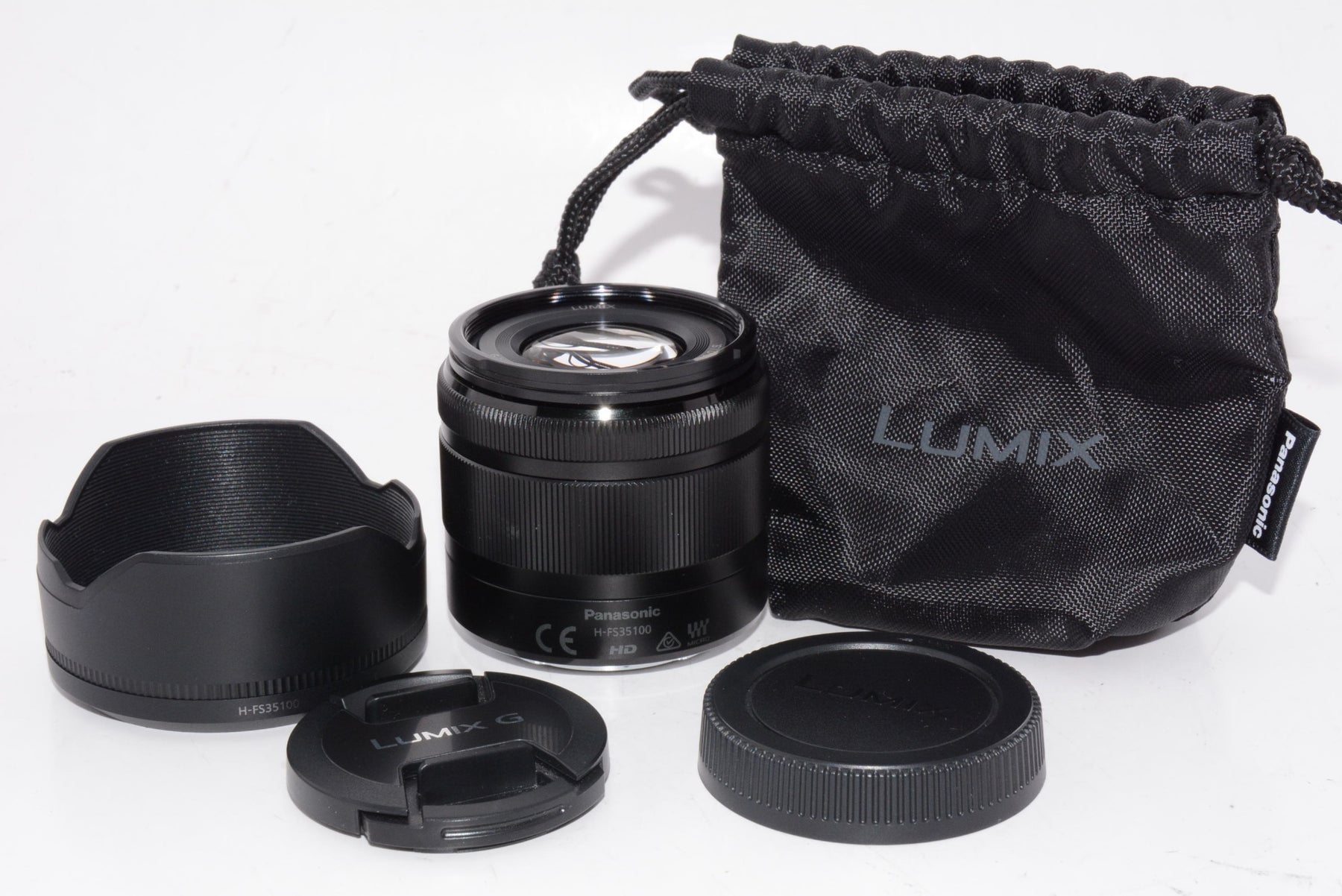 【外観特上級】パナソニック 望遠ズームレンズ マイクロフォーサーズ用 ルミックス G VARIO 35-100mm/F4.0-5.6 ASPH./MEGA O.I.S. ブラック H-FS35100-K