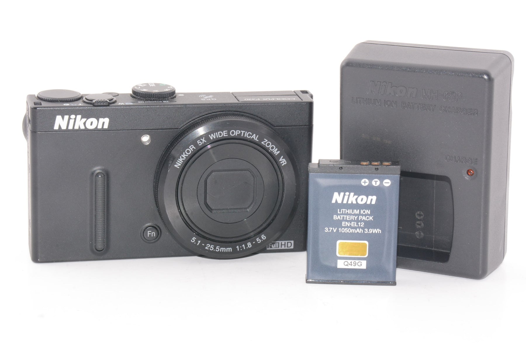 【外観特上級】Nikon デジタルカメラ COOLPIX P330 開放F値1.8NIKKORレンズ搭載 裏面照射型CMOSセンサー搭載 ブラック P330BK