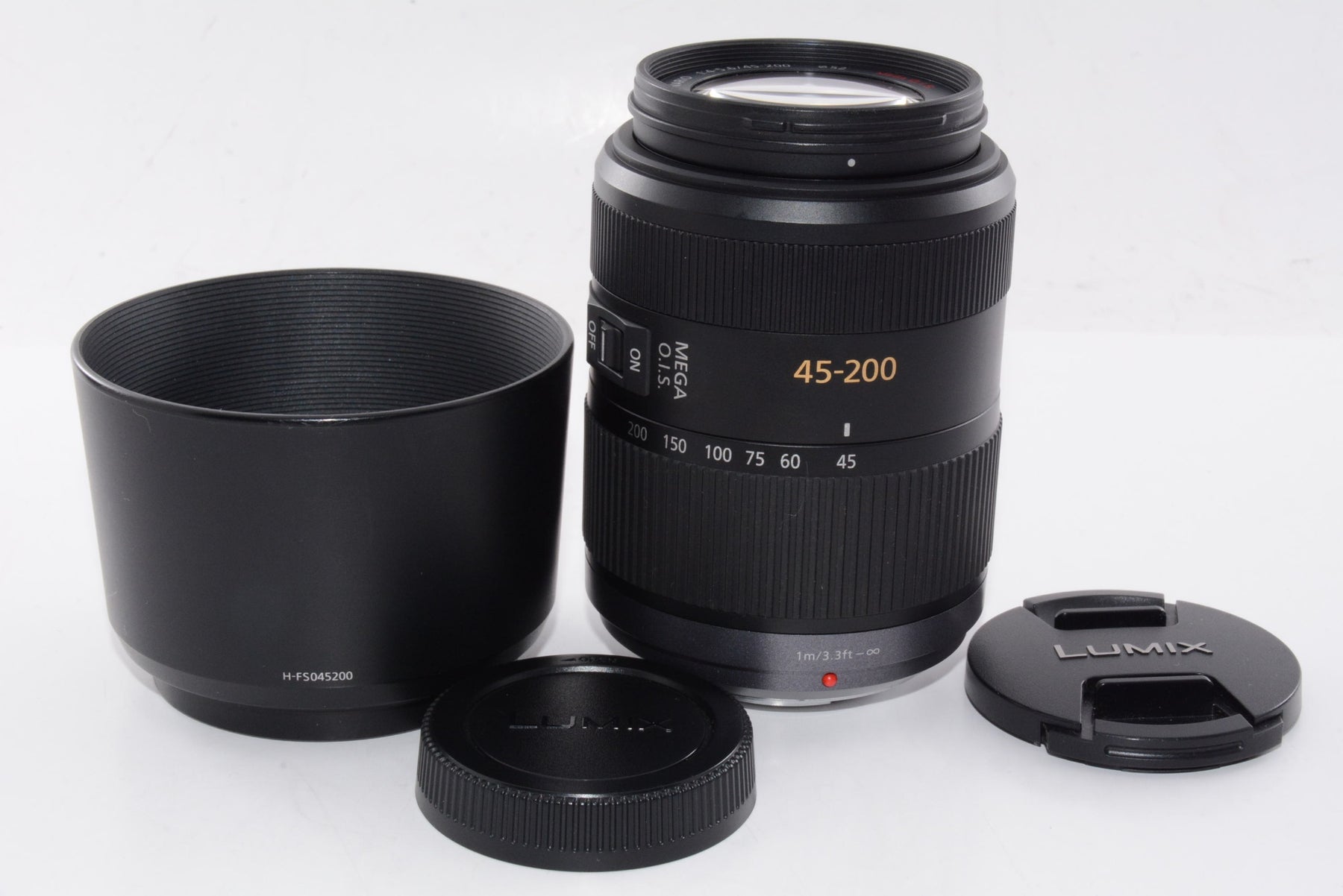 【外観特上級】パナソニック ルミックス G VARIO 45-200mm/F4.0-5.6/MEGA O.I.S. H-FS045200