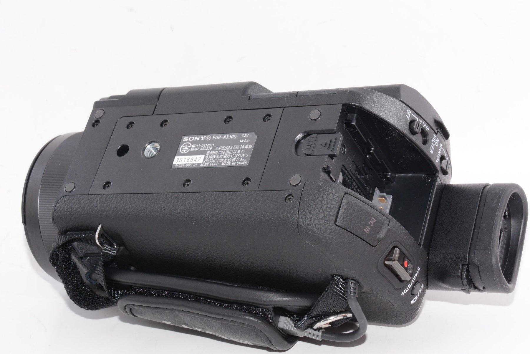 【外観特上級】ソニー SONY ビデオカメラ FDR-AX100 4K ブラック Handycam