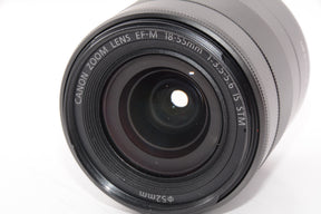 【外観特上級】Canon 標準ズームレンズ EF-M18-55mm F3.5-5.6IS STM