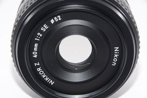 【外観特上級】Nikon 単焦点レンズ NIKKOR Z 40mm f/2 SE Zマウント フルサイズ対応 ブラック
