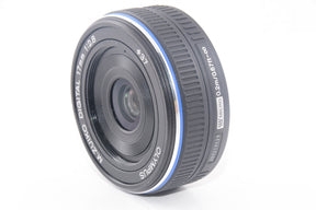 【外観特上級】OLYMPUS パンケーキレンズ M.ZUIKO DIGITAL 17mm F2.8 ブラック