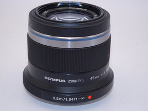 【外観特上級】OLYMPUS 単焦点レンズ M.ZUIKO DIGITAL 45mm F1.8  ブラック