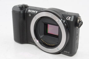 【外観特上級】ソニー SONY ミラーレス一眼 α5100 パワーズームレンズキット E PZ 16-50mm F3.5-5.6 OSS付属 ブラック ILCE-5100L-B
