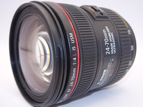 【外観並級】Canon 標準ズームレンズ EF24-70mm F4 L IS USM フルサイズ対応