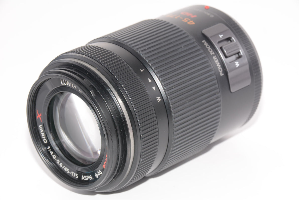 【外観特上級】パナソニック 望遠ズームレンズ マイクロフォーサーズ用 ルミックス G X VARIO PZ 45-175mm/F4.0-5.6 ASPH./POWER O.I.S. ブラック H-PS45175-K