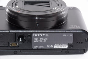 【外観特上級】SONY デジタルカメラ DSC-WX500 ブラック Cyber-shot