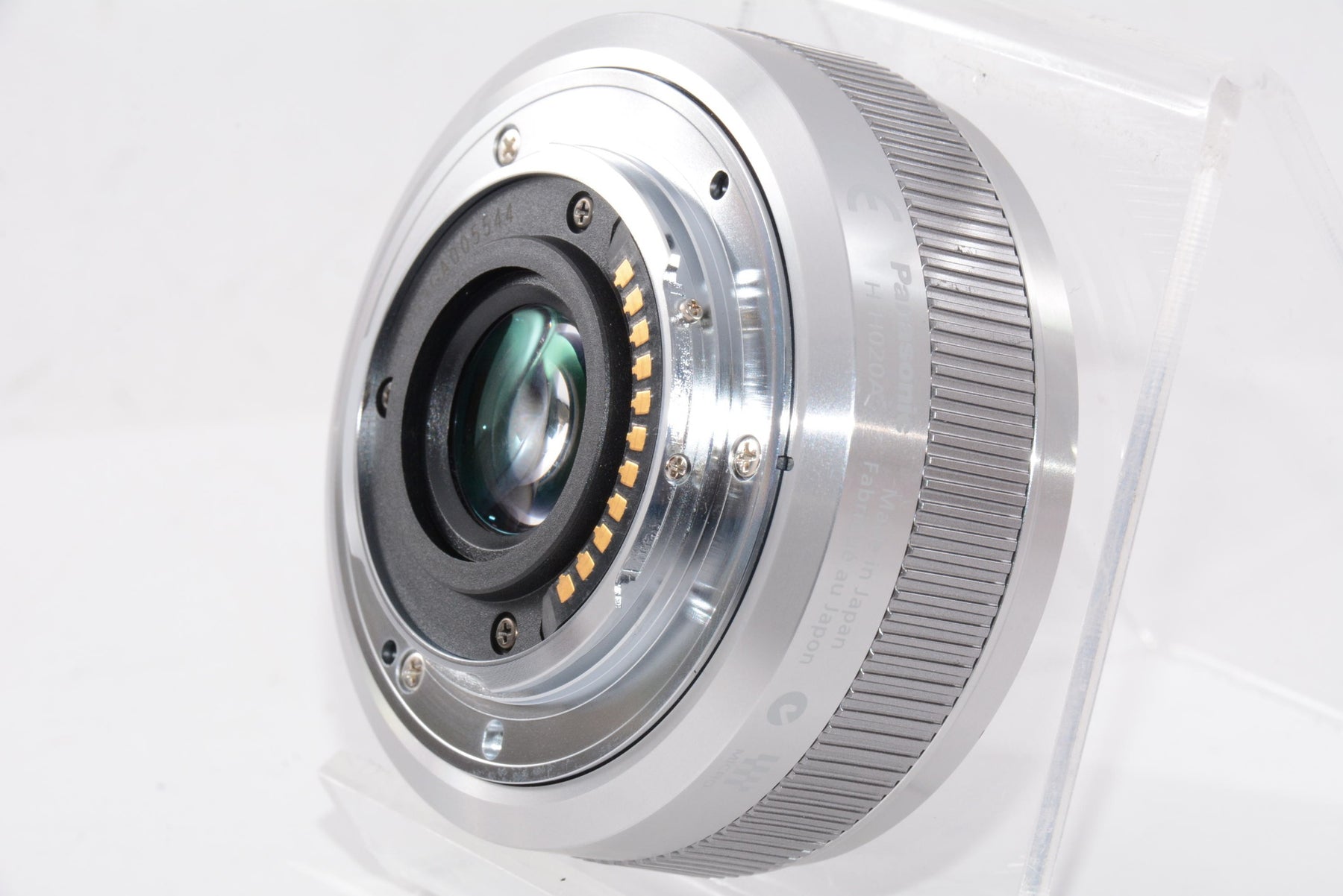 【外観特上級】パナソニック 単焦点レンズ マイクロフォーサーズ用 ルミックス G 20mm/F1.7 II ASPH. シルバー H-H020A-S