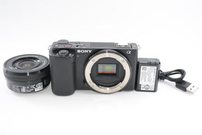 【外観特上級】SONY ミラーレス一眼カメラ ZV-E10 パワーズームレンズキット(同梱レンズ:SELP1650) ブラック ZV-E10L B