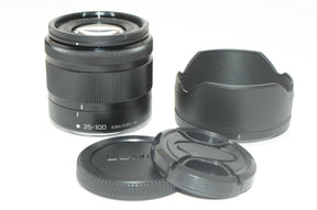 【外観特上級】パナソニック 望遠ズームレンズ マイクロフォーサーズ用 ルミックス G VARIO 35-100mm/F4.0-5.6 ASPH./MEGA O.I.S. ブラック H-FS35100-K