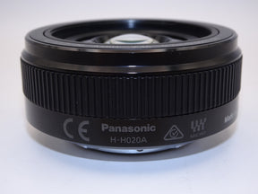 【外観特上級】パナソニック 単焦点レンズ マイクロフォーサーズ用 ルミックス G 20mm/F1.7 II ASPH. ブラック H-H020A-K