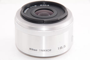 【外観特上級】Nikon 単焦点レンズ 1 NIKKOR 18.5mm f/1.8 シルバー ニコンCXフォーマット専用