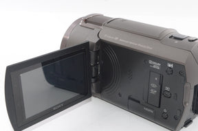 【外観特上級】ソニー SONY ビデオカメラ FDR-AX40 4K 64GB 光学20倍 ブロンズブラウン Handycam FDR-AX40 TIC