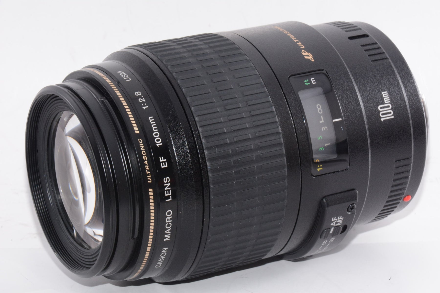 【外観特上級】Canon 単焦点マクロレンズ EF100mm F2.8 マクロ USM フルサイズ対応