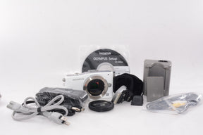 【外観並級】OLYMPUS ミラーレス一眼 PEN mini E-PM1 ボディ ホワイト E-PM1 BODY WHT