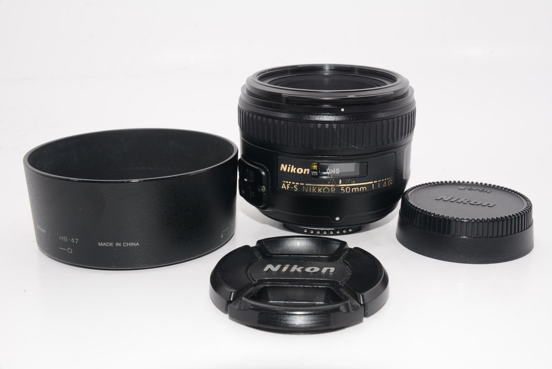 【外観並級】Nikon 単焦点レンズ AF-S NIKKOR 50mm f/1.4G フルサイズ対応