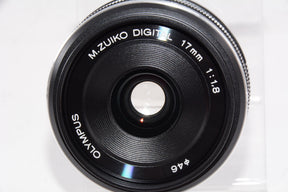【外観特上級】OLYMPUS 単焦点レンズ M.ZUIKO DIGITAL 17mm F1.8 ブラック