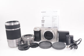 【外観並級】SONY ミラーレス一眼 α6000 ダブルズームレンズキット