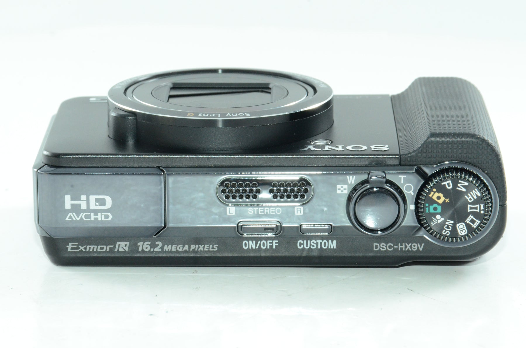 【外観特上級】ソニー SONY デジタルカメラ Cybershot HX9V 1620万画素CMOS 光学x16 ブラック DSC-HX9V/B