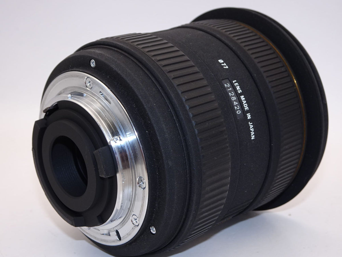 【外観特上級】SIGMA 超広角ズームレンズ 10-20mm F4-5.6 EX DC HSM ニコン用 APS-C専用