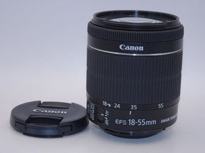 【外観特上級】Canon 標準ズームレンズ EF-S18-55mm F3.5-5.6 IS STM