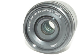 【外観特上級】パナソニック 望遠ズームレンズ マイクロフォーサーズ用 ルミックス G VARIO 35-100mm/F4.0-5.6 ASPH./MEGA O.I.S. ブラック H-FS35100-K