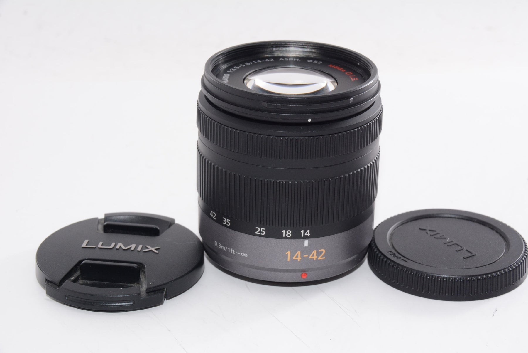 【外観特上級】パナソニック LUMIX G VARIO 14-42mm F3.5-5.6 ASPH. MEGA O.I.S H-FS014042