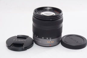 【外観特上級】パナソニック LUMIX G VARIO 14-42mm F3.5-5.6 ASPH. MEGA O.I.S H-FS014042