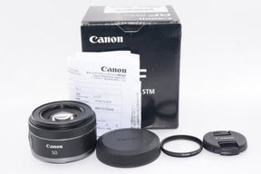 【ほぼ新品】キヤノンレンズ RF50mm F1.8 STM ブラック