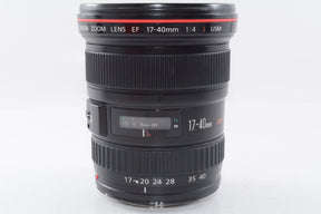 【外観並級】Canon 広角ズームレンズ EF17-40mm F4L USM