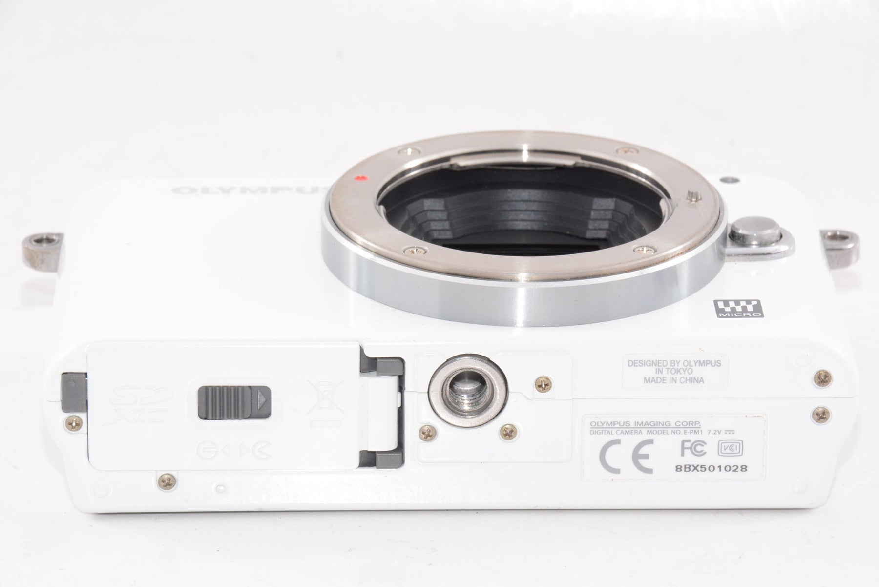 【外観並級】OLYMPUS ミラーレス一眼 PEN mini E-PM1 ボディ ホワイト E-PM1 BODY WHT