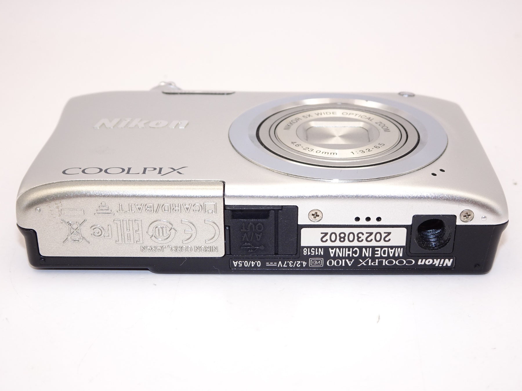 【外観並級】Nikon デジタルカメラ COOLPIX A100 シルバー