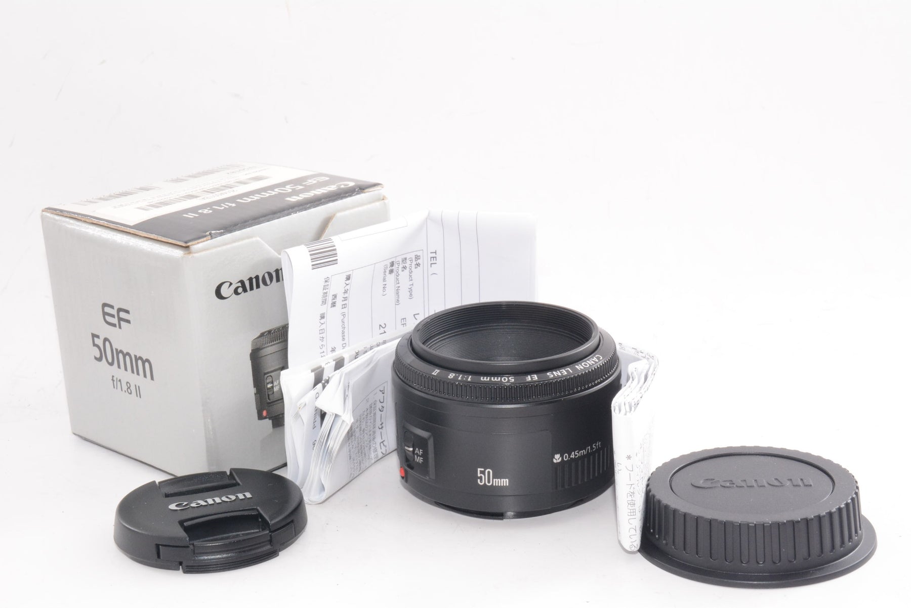 【外観特上級】Canon 単焦点レンズ EF50mm F1.8 II
