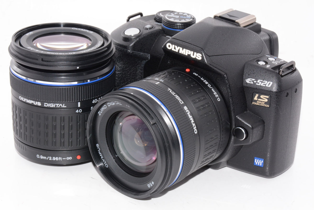 【外観特上級】OLYMPUS デジタル一眼レフカメラ E-520 ダブルズームキット E-520WKIT