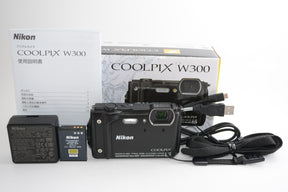 【外観並級】Nikon デジタルカメラ COOLPIX W300 BK クールピクス ブラック