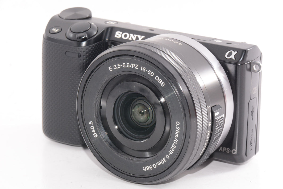 【外観特上級】SONY ミラーレス一眼 α NEX-5R パワーズームレンズキット NEX-5RL/B