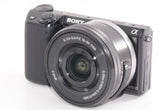 【外観特上級】SONY ミラーレス一眼 α NEX-5R パワーズームレンズキット NEX-5RL/B
