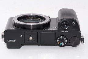 【外観特上級】SONY ミラーレス一眼 α6000 ボディ ブラック ILCE-6000 B