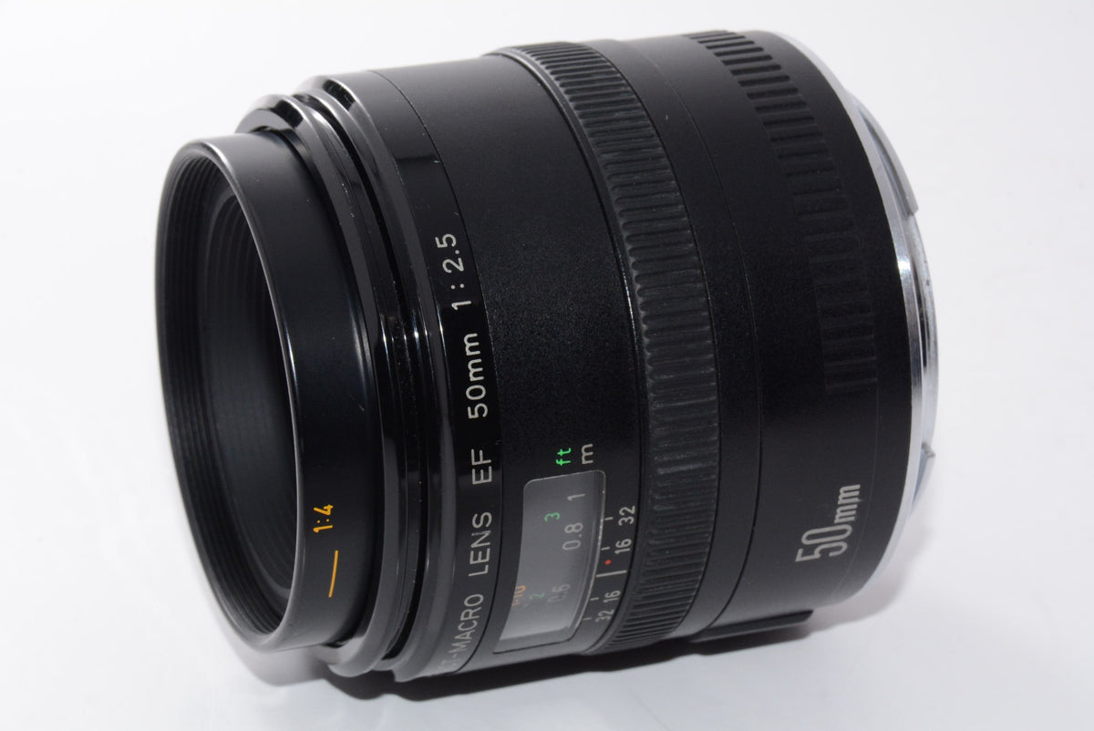 【外観並級】Canon 単焦点マクロレンズ EF50mm F2.5 コンパクトマクロ フルサイズ対応