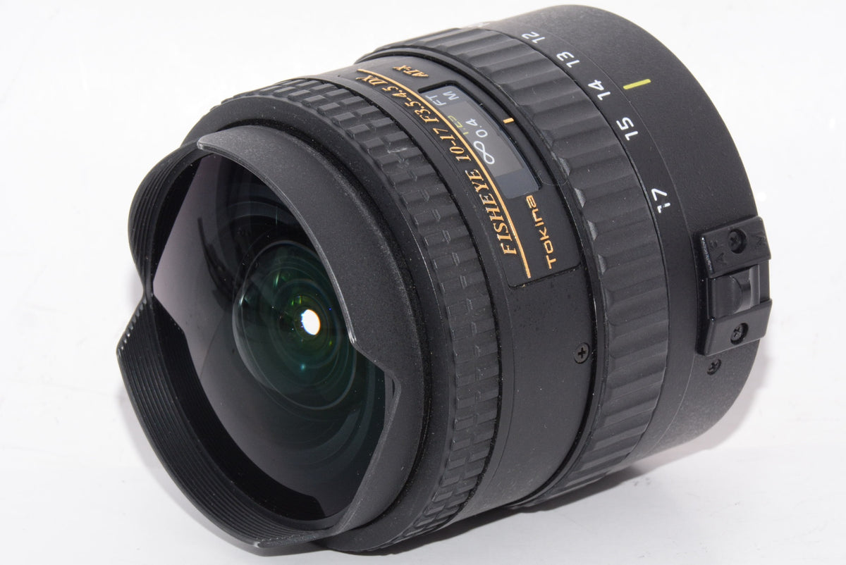 【外観並級】Tokina 魚眼ズームレンズ AT-X 107 DX Fisheye 10-17mm F3.5-4.5 キヤノン用