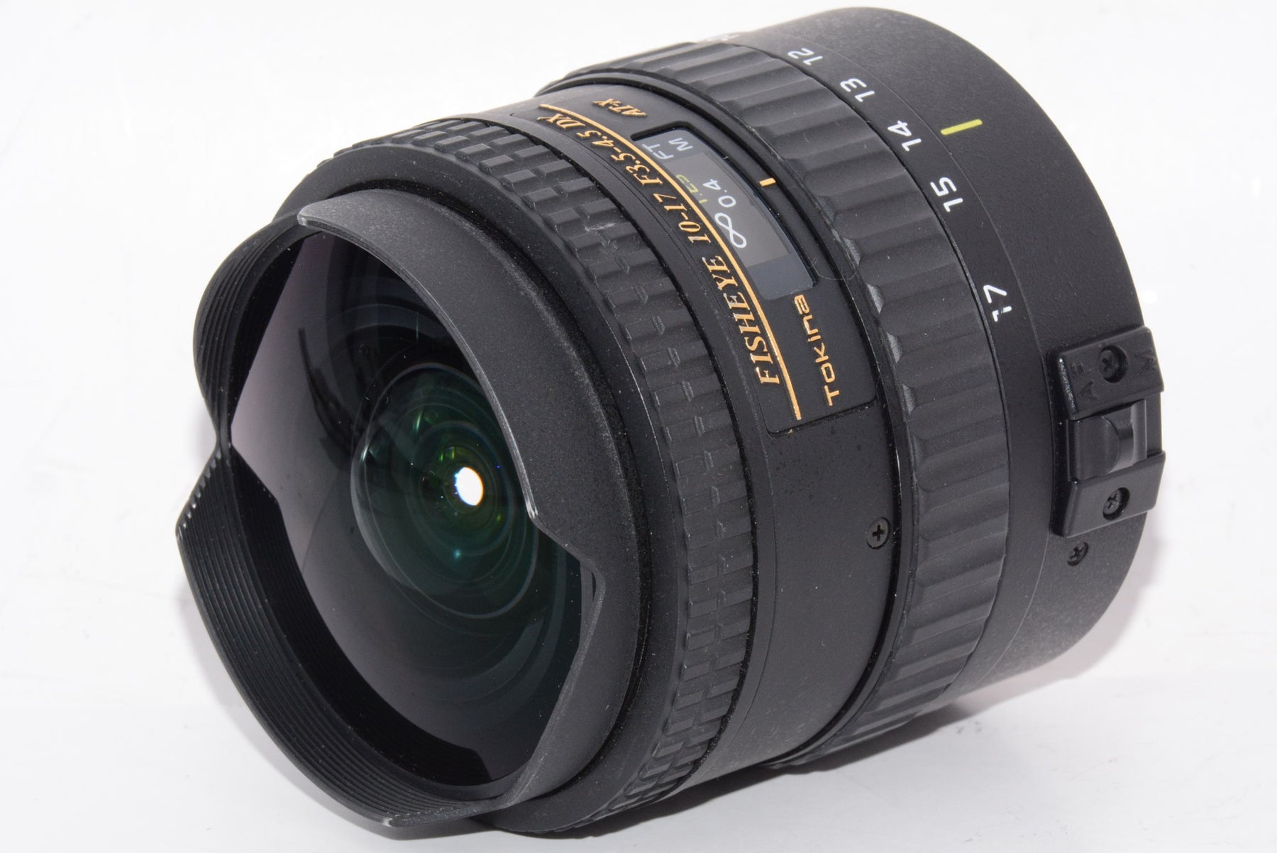 【外観並級】Tokina 魚眼ズームレンズ AT-X 107 DX Fisheye 10-17mm F3.5-4.5 キヤノン用