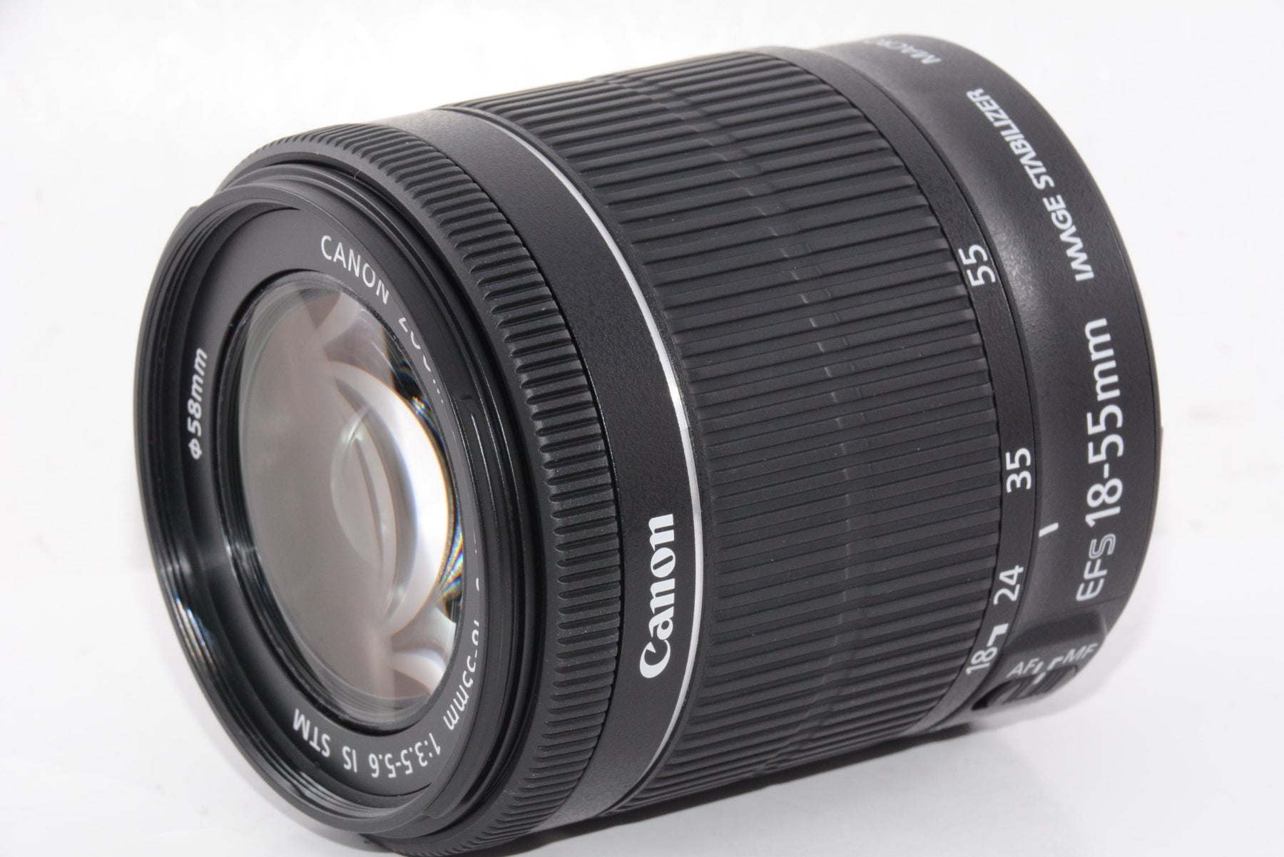 【外観特上級】Canon 標準ズームレンズ EF-S18-55mm F3.5-5.6 IS STM