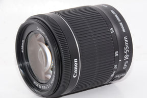 【外観特上級】Canon 標準ズームレンズ EF-S18-55mm F3.5-5.6 IS STM