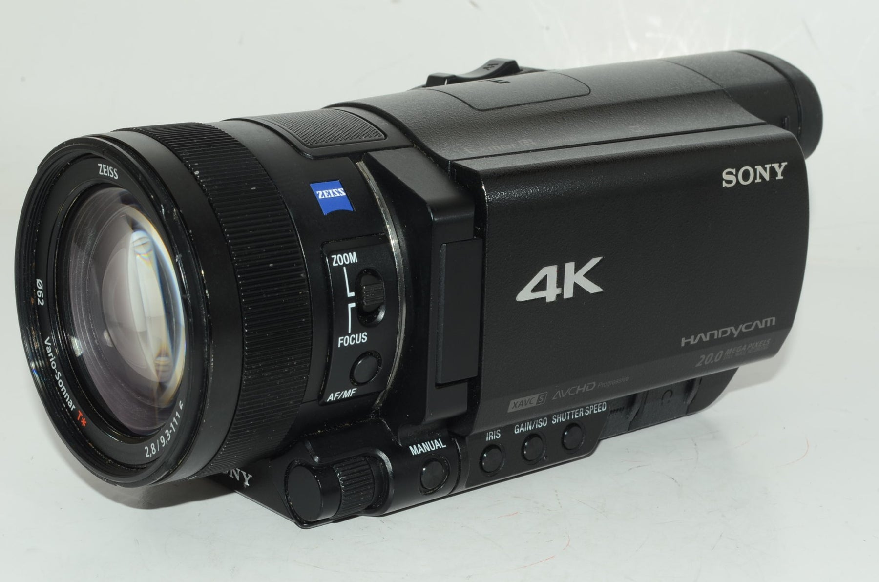 【外観並級】ソニー SONY ビデオカメラ FDR-AX100 4K 光学12倍 ブラック Handycam FDR-AX100 BC