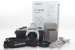 【外観並級】OLYMPUS OM-D E-M10 ボディ シルバー ミラーレス一眼 OM-D E-M10 BODY SLV