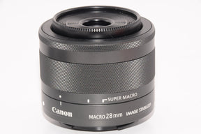 【外観特上級】Canon マクロレンズ EF-M28mm F3.5 IS STM