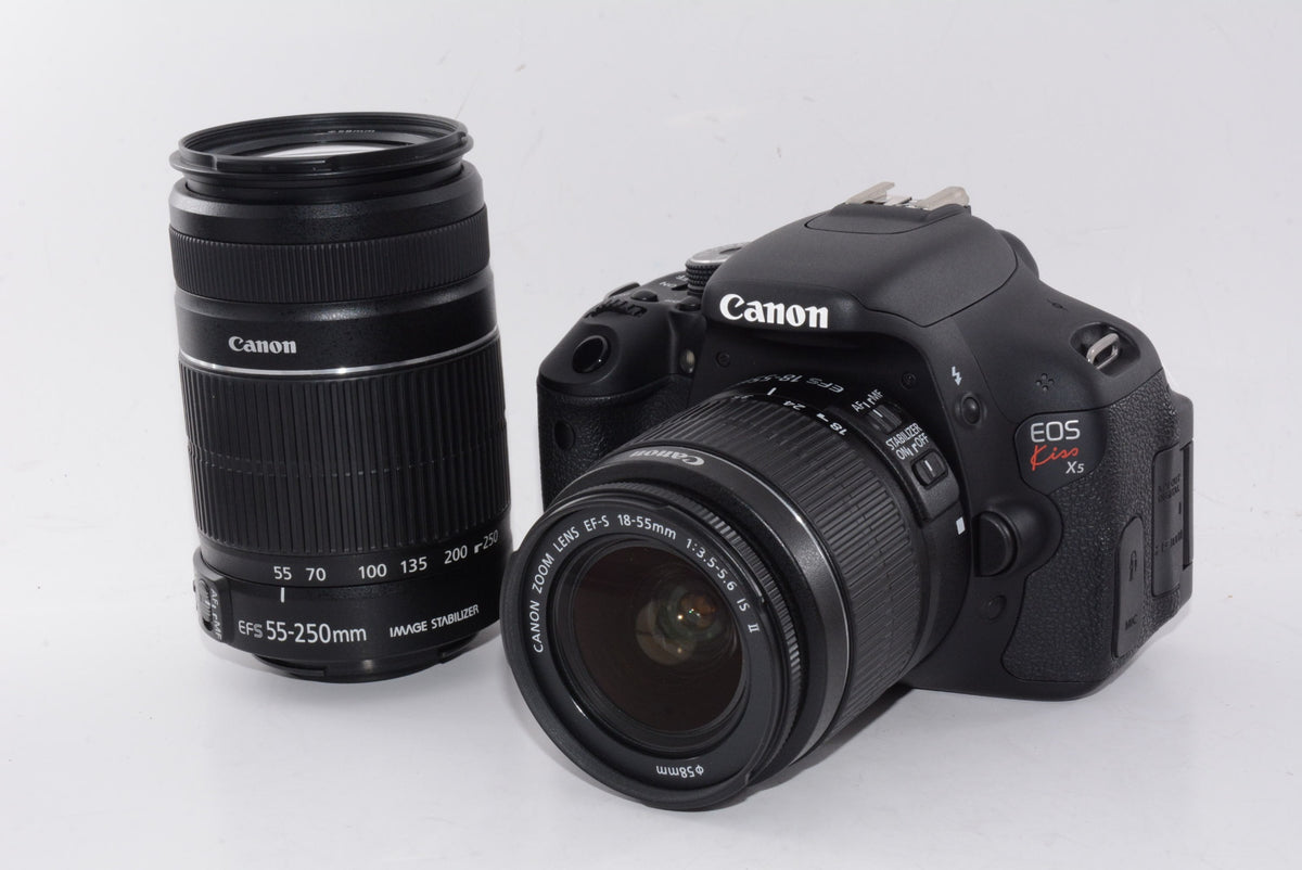 【外観並級】Canon デジタル一眼レフカメラ EOS Kiss X5 ダブルズームキット