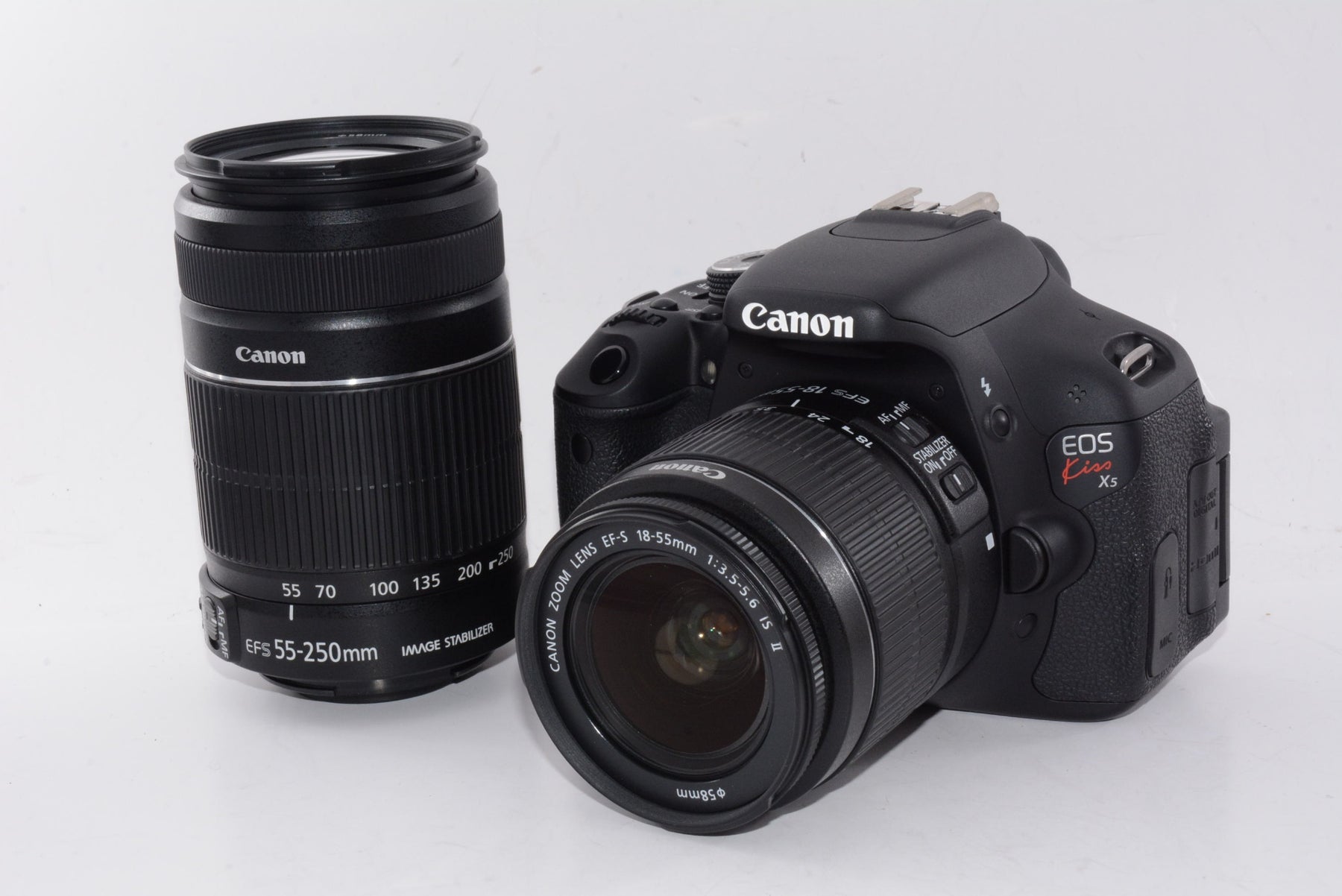 【外観並級】Canon デジタル一眼レフカメラ EOS Kiss X5 ダブルズームキット
