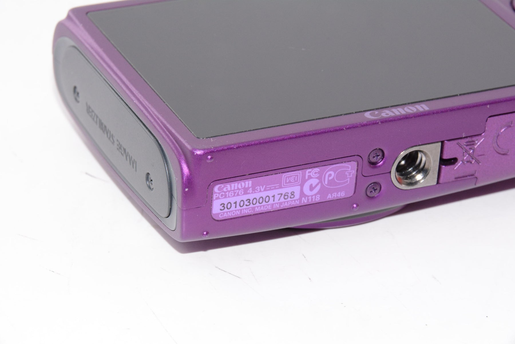 【外観並級】Canon デジタルカメラ IXY600F パープル IXY600F(PR)